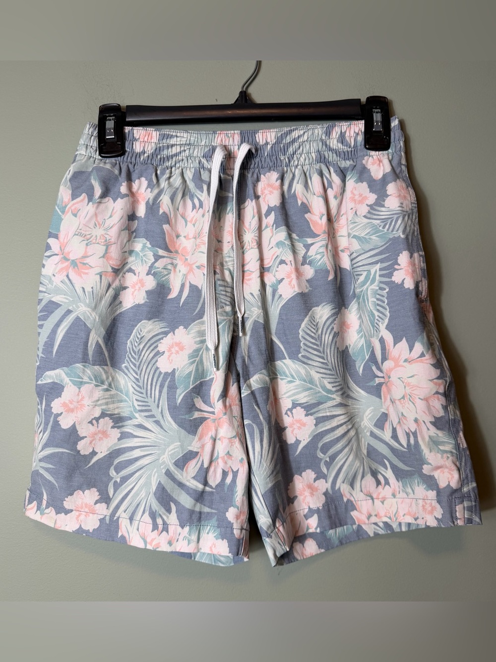 chubbies Men’s Blue Tropical Floral Print XS 7 inch inseam